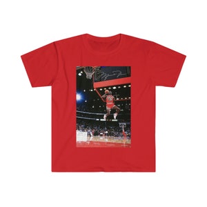 Michael Jordan "Zijn Airness" Graphic T-shirt | Vintage Air Jordan Chicago Bulls Graphic Unisex Softstyle T-shirt
