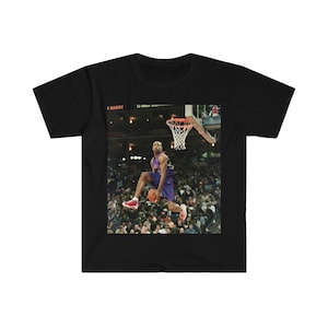 Koszulka graficzna Vince'a Cartera "Between The Legs" Dunk | Koszulka typu unisex w stylu retro Vince'a Cartera Dunk Contest