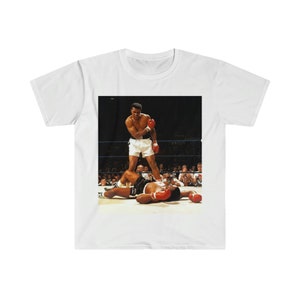 Muhammad &quot;The Greatest&quot; Ali Graphic Tee / Vintage Muhammad Ali Graphic Unisex Softstyle Camiseta