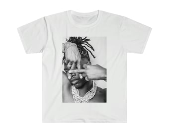 Lil Baby &quot;A&quot; Graphic Tee | Vintage Lil Baby Hip Hop Graphic Unisex Softstyle T-Shirt