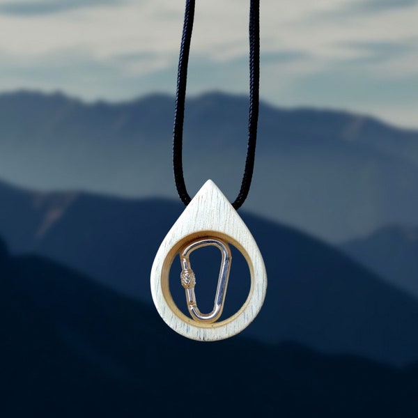 Climbing Carabiner Necklace Etsy