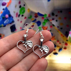 Climbing Girl Earrings Jewerly Gift Climber
