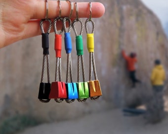 Climbing Keychain, Gift for Climber