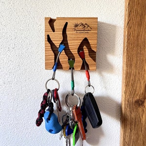Wood Climbing Key Holder for Climbers Gift