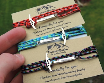 Ice Axe Mountain Bracelet Hiking Jewelry