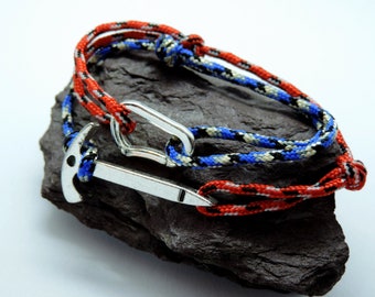 Climbing Bracelet, Gift for Climber, Carabiner Ice Axe Bracelet