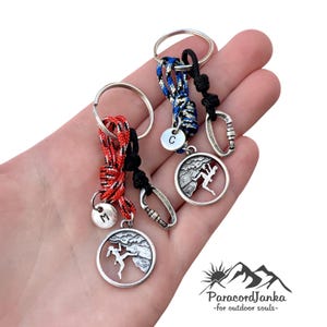 Name Climbing Keychain Carabiner Gift