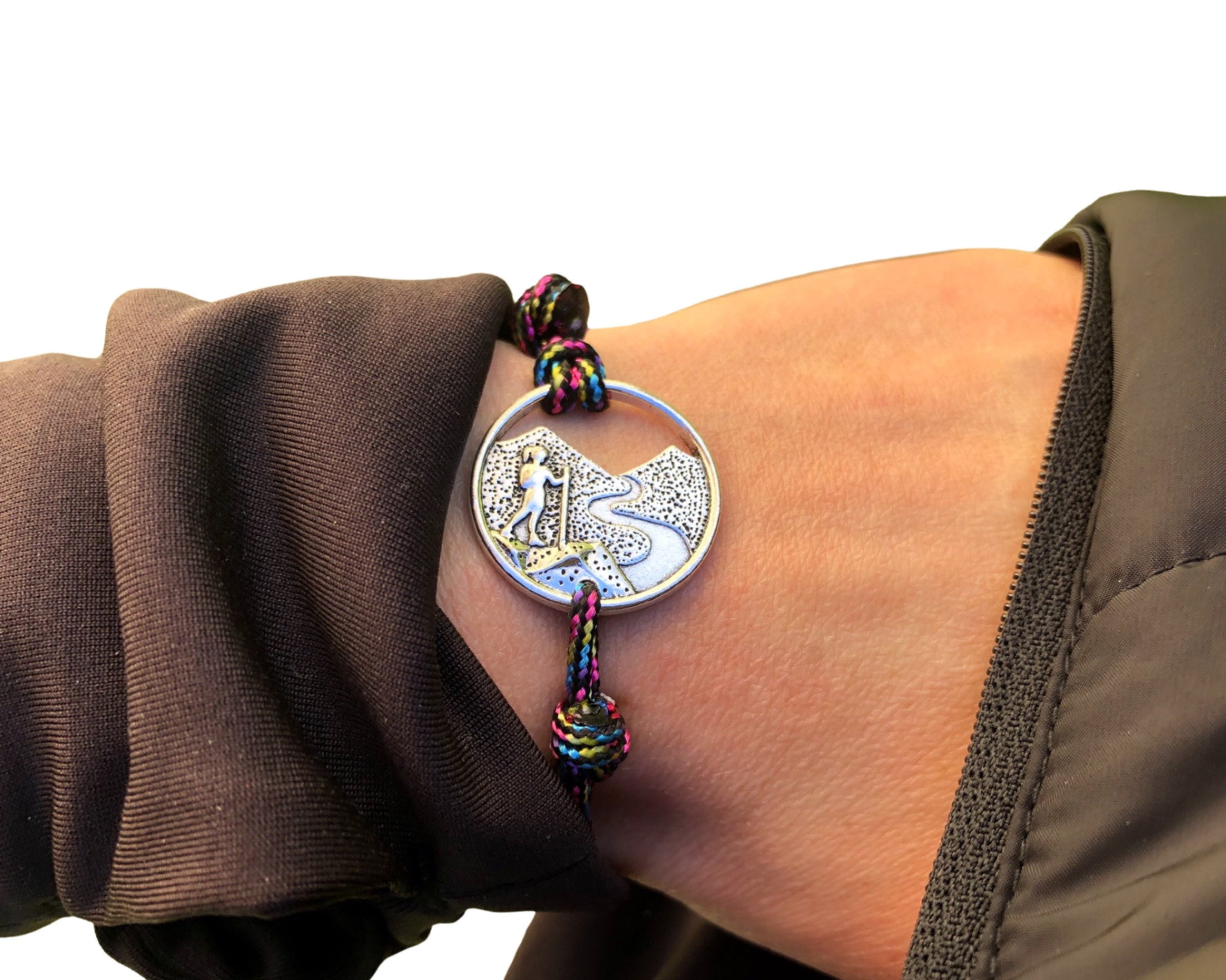 Hiking Mountain Bracelet Gift - Etsy