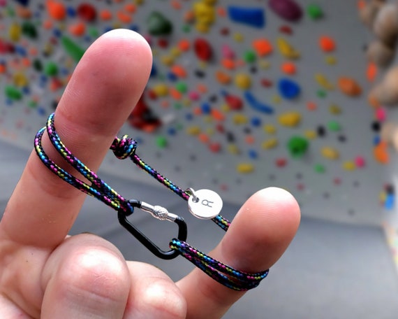 Name  Letter Climbing Bracelet, Climbing Carabiner Jewelry
