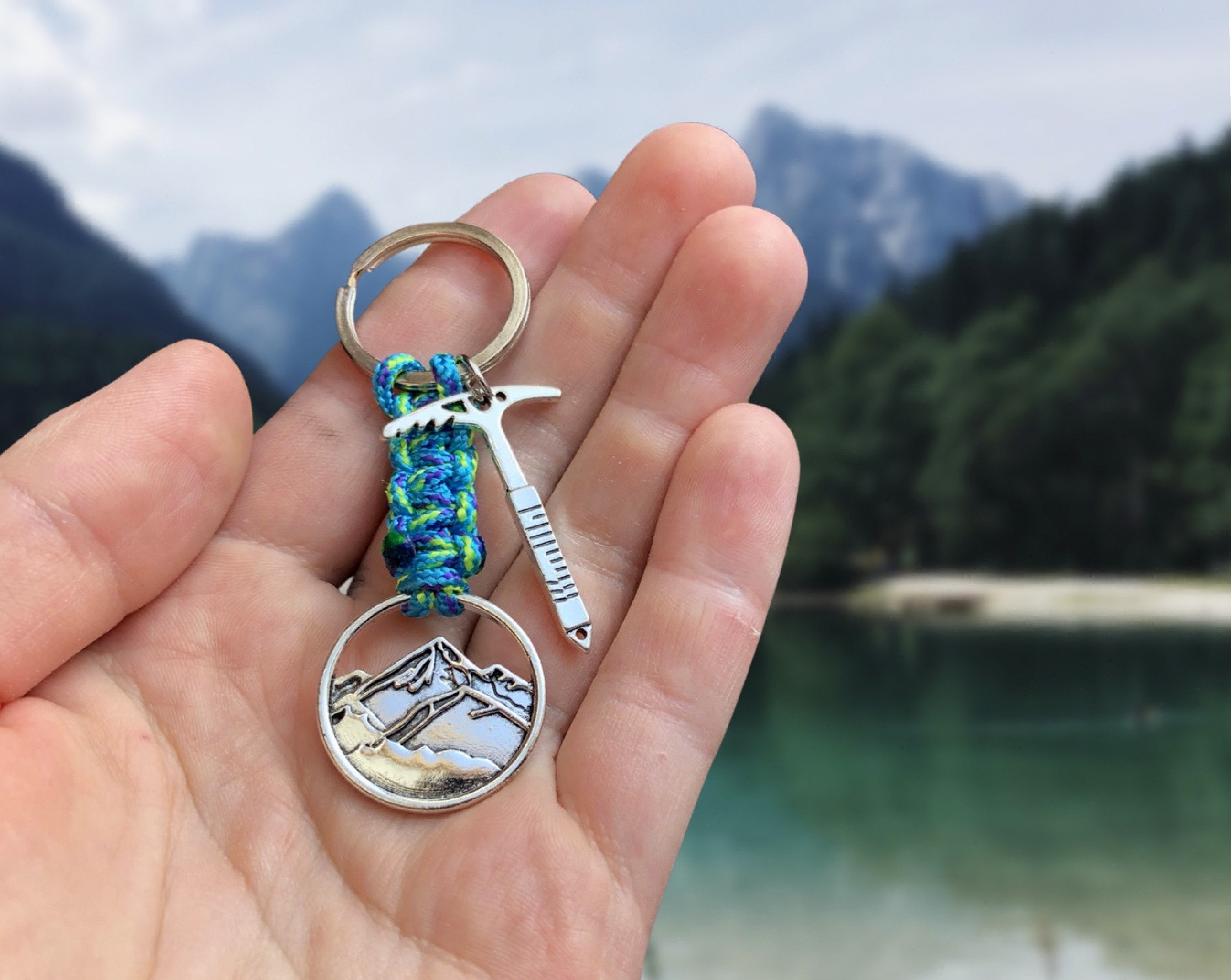 Climbing Equipment Keyring - IP02 - Mountaineering Hiking Mountain Gift  #12624