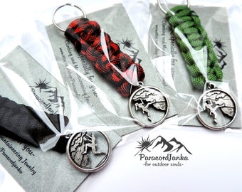 Climbing Keychain, Gift for Climbing Lovers, Climbing Jewelry