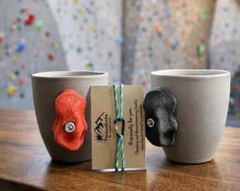 Tazza grande da arrampicata + braccialetto da arrampicata in regalo