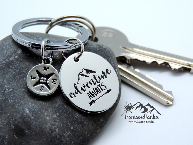 Adventure Keychain For Adventurous Souls Hiking Gift