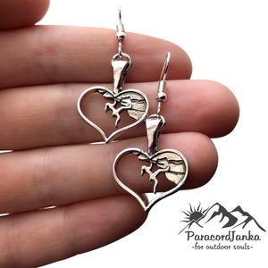 Climbing Girl Earrings Jewerly Gift Climber