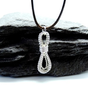 Climbing Rope Necklace, Climbing Jewerly, Gift for Climber