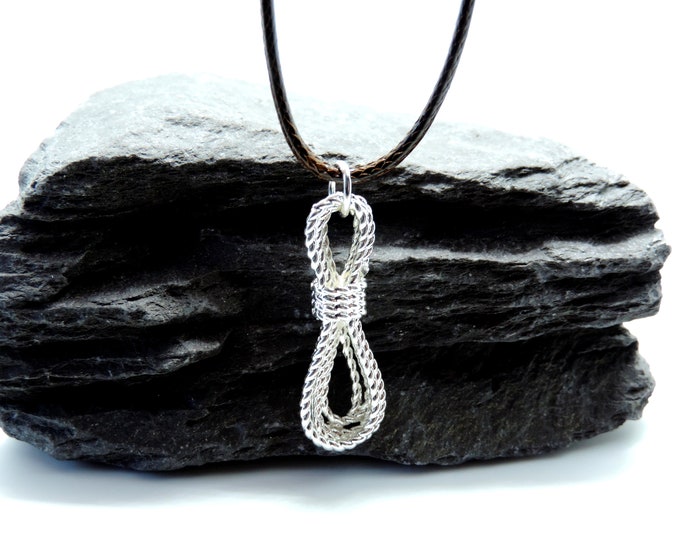 Climbing Rope Necklace, Climbing Jewerly, Gift for Climber