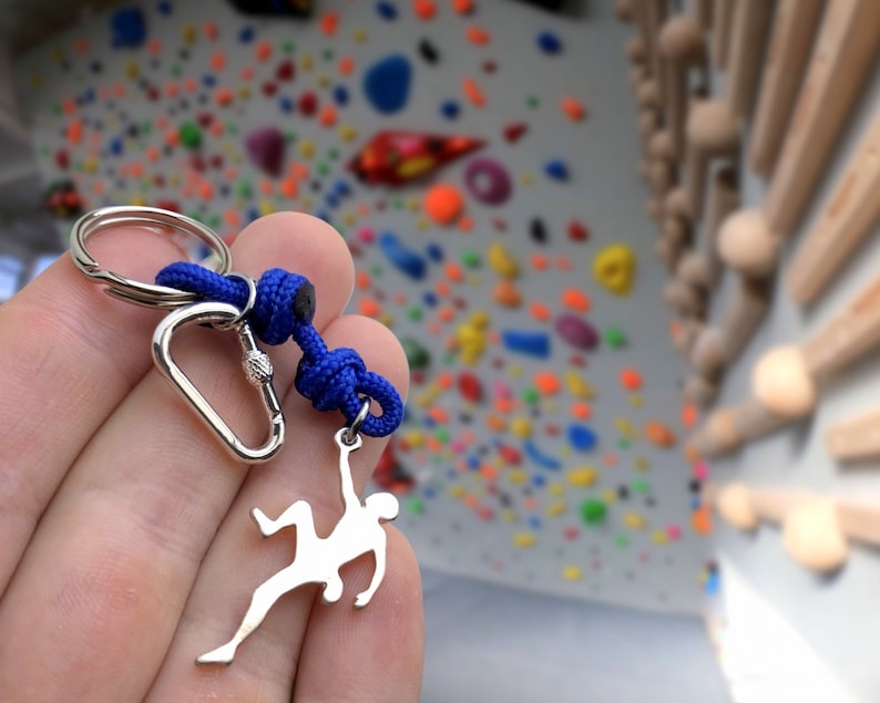 Climbing Keychain Gift for Climbing Lovers Climbing Etsy