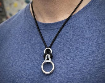 Climbing Eight Necklace, Climbing Gift