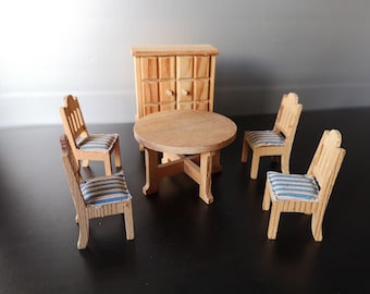 LUNDBY DINING ROOM / Lundby dolls house / Lundby wooden dining room
