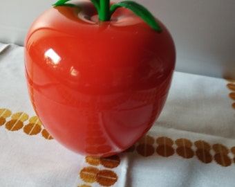ICE CUBE TRAY / Vintage Ice Cube Tray / Apple