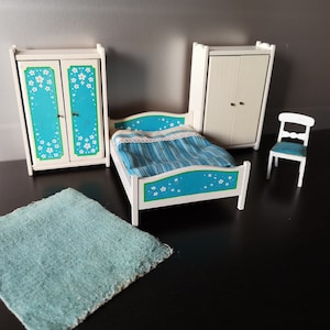 LUNDBY BEDROOM / Blue bedroom lundby