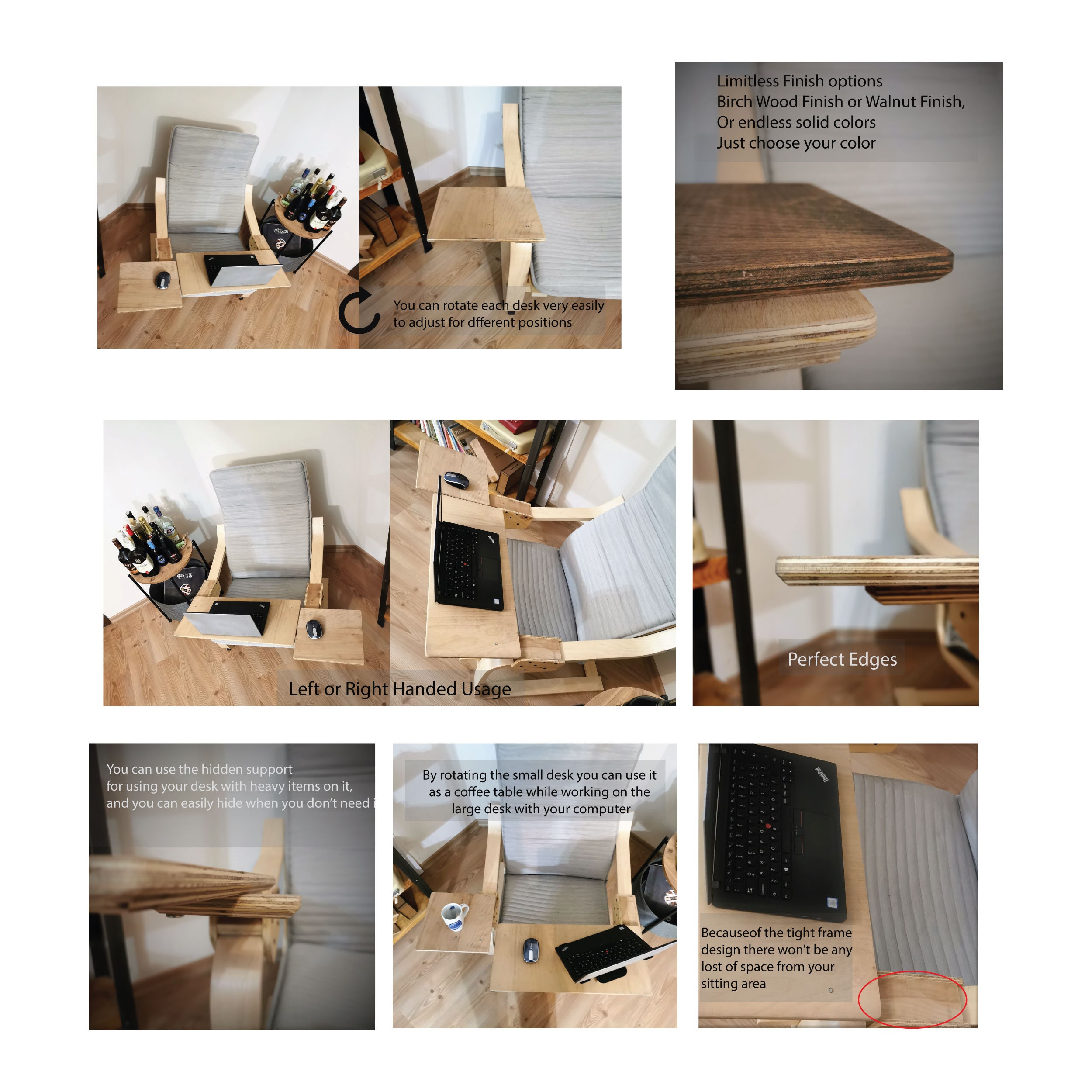 Lap Desk for IKEA POANG Etsy