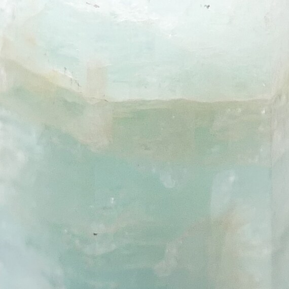 Bleu Vert Aigue Marine Cristal Brut Forme Hexagonale Etsy