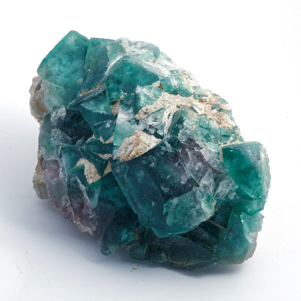 Fluorite - Très Bel Amas de Cristaux | Druse 926 G