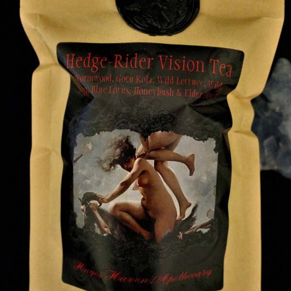 Hedge-rider ~ Third Eye Vision Tea ~ Psychic Visions ~ Awaken Deeper Consciousness ~ Second Sight ~ Intuition ~ Decalcify Pineal Gland