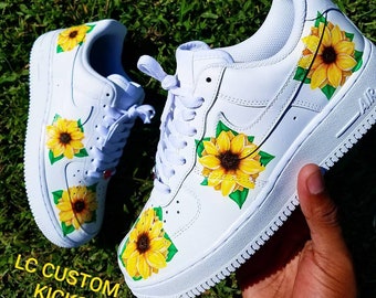 custom sunflower nike roshe