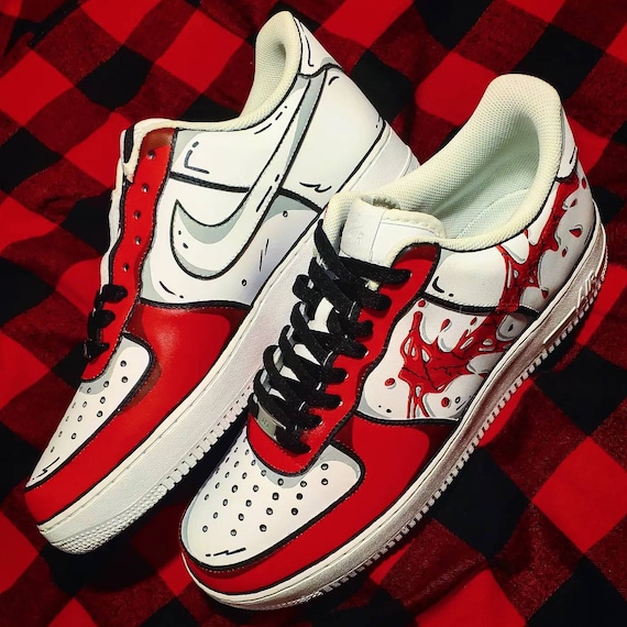 Nike store af1 tartan