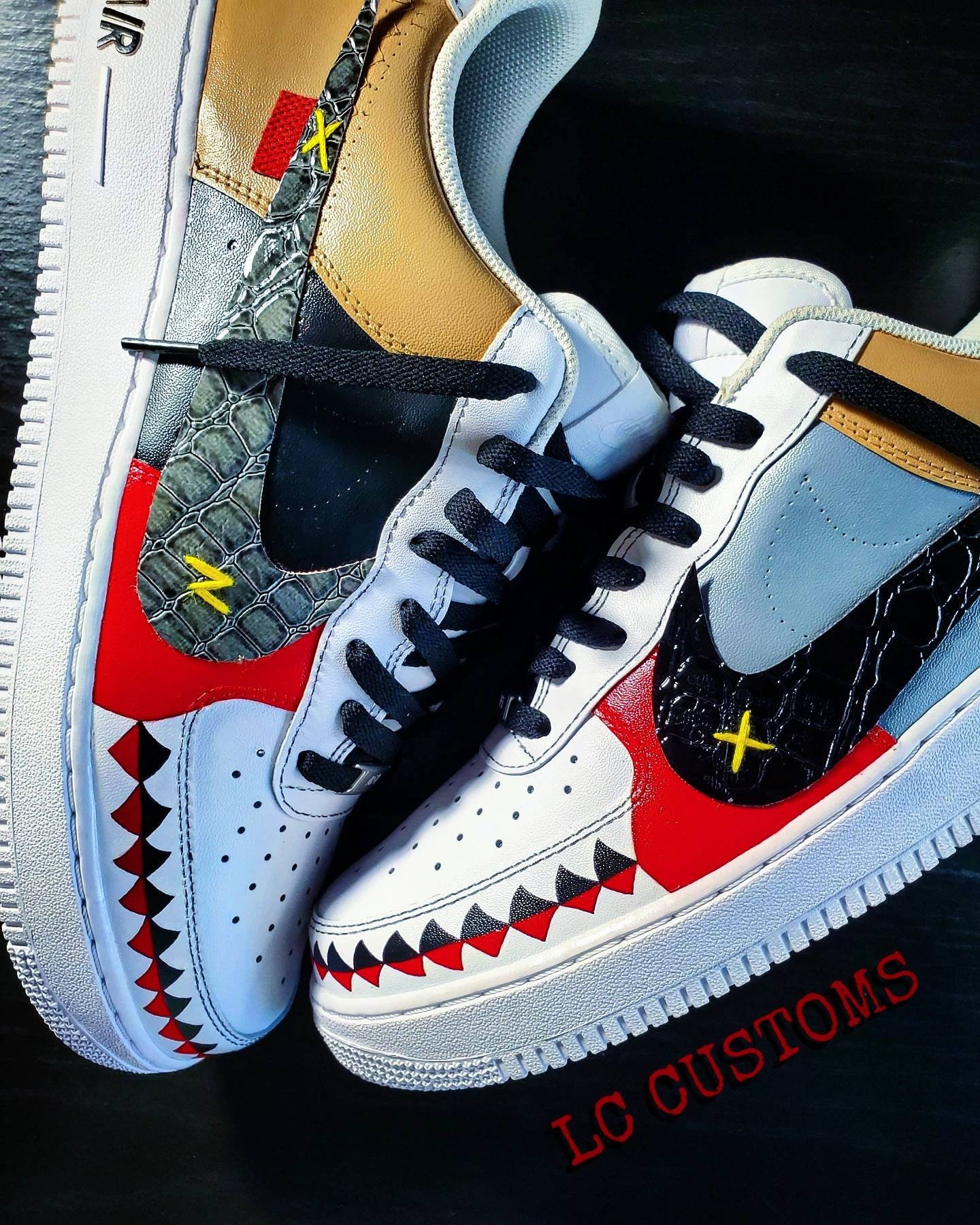 AF1 bloody Gator Custom Etsy Canada