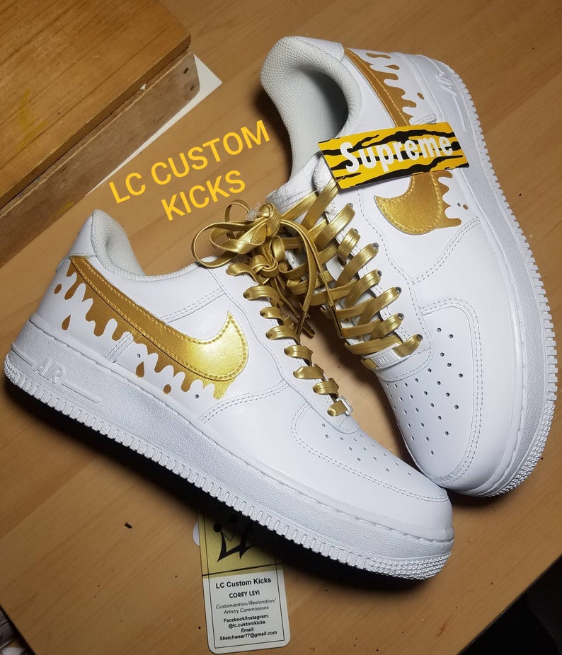 af1 grey and gold