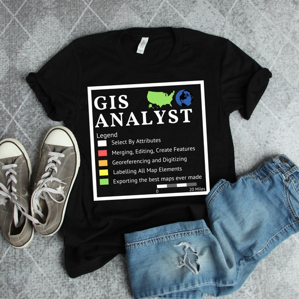 GIS Analyst Checklist Short-Sleeve Unisex Gift T-Shirt