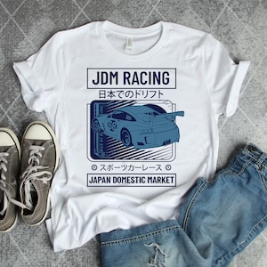 JDM Racing Giappone Mercato interno Auto Da corsa Veicolo da corsa Drifting Automotive JDM Motorsports Novità Racing Drift Manica corta Unisex Regalo T-Shirt