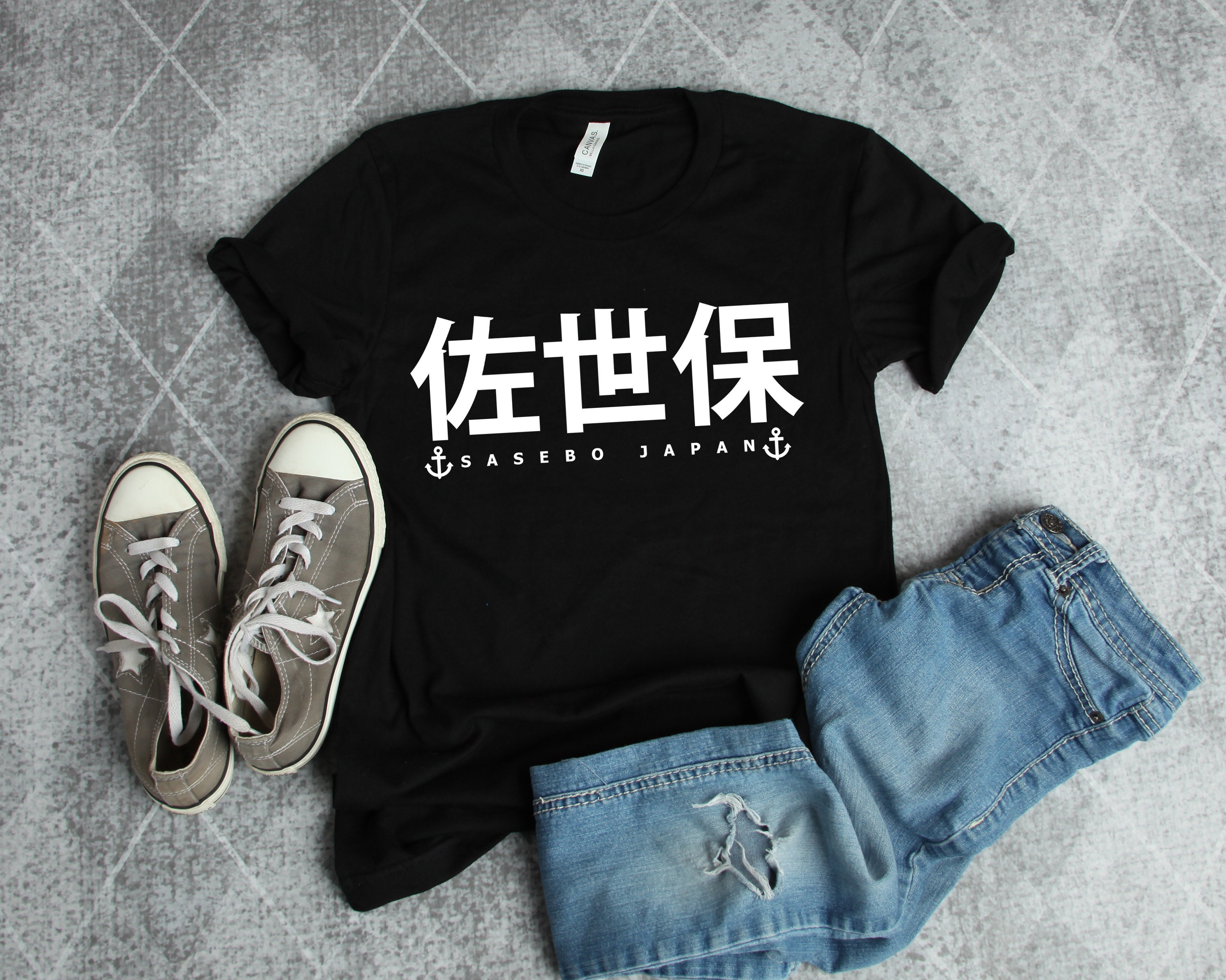 Japan Sasebo Nagasaki Naval Short-Sleeve Unisex Gift T-Shirt