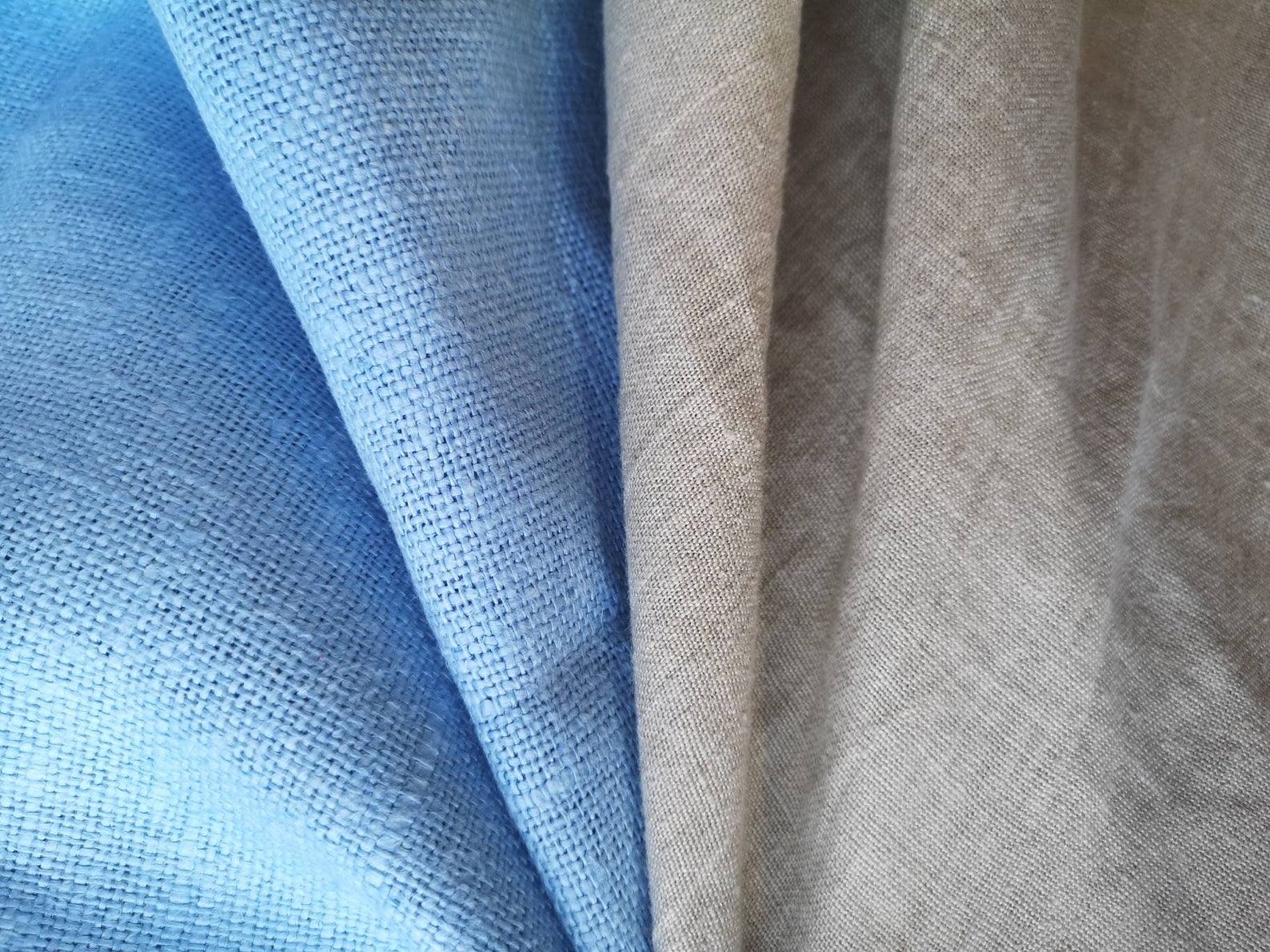 Blue Burlap Blue Burlap Fabric Blue Hessian Blue Burlap Etsy