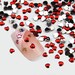 grudva reviewed 10 Pack - Heart Rhinestones for Nails, 2mm Nail Rhinestones, 3D Heart Rhinestones, Nail Decoration, Flatback Crystal Rhinestone
