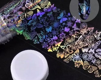 Butterfly Holographic Nail Foil