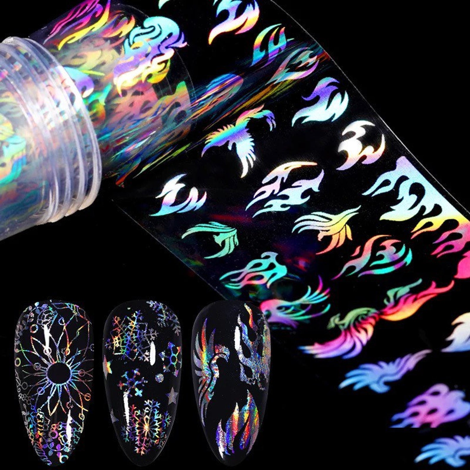 Holographic Nail Foil | Etsy