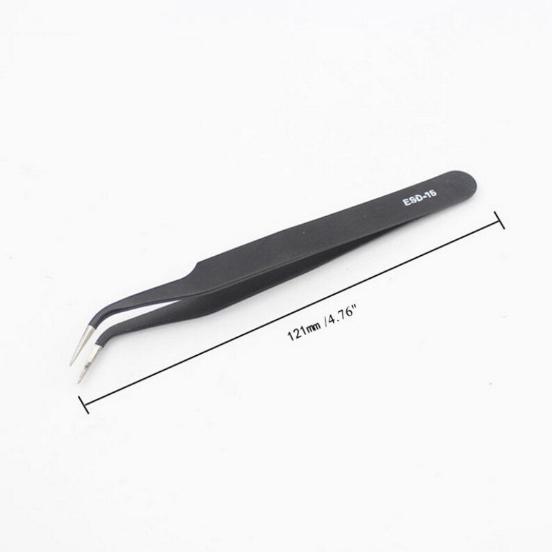 Nail Art Tweezers Stainless Steel Etsy UK