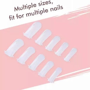 20 embouts de moule de construction rapide, doubles formes d'ongles, constructeur UV d'art d'ongle, outil de gel image 10