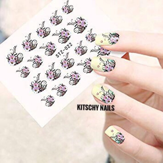 water transfer nail stickers