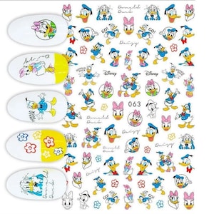 Donald Duck nagelkunststickers