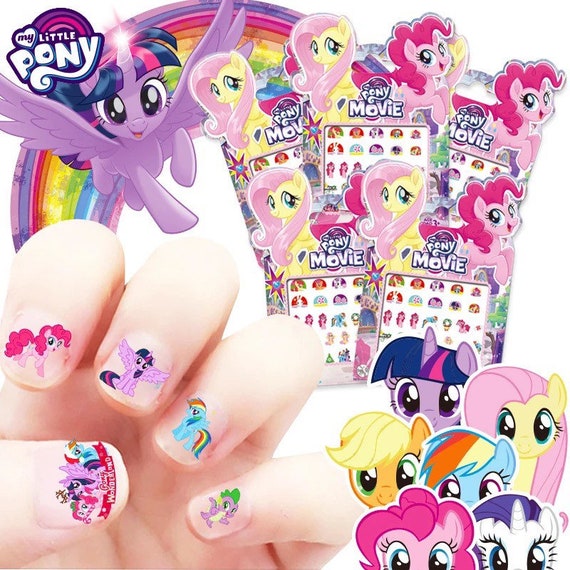 My Little Pony Cartoon Nail Art Set STICKERS random - Etsy Norway My Little Pony Cartoon Nail Art Set STICKERS random - Etsy Norway
