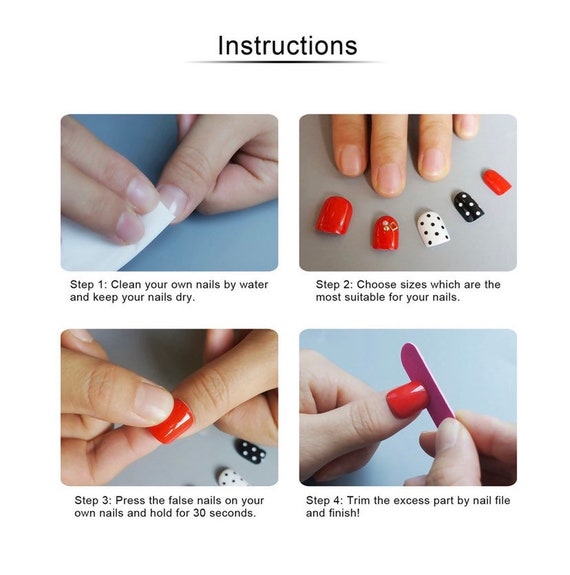 Cheap 500PCS Short Nail Tips Acrylic Nails Clear False Nail Tips Short  Artificial Tips For DIY Nail Art Manicure With Box | Joom