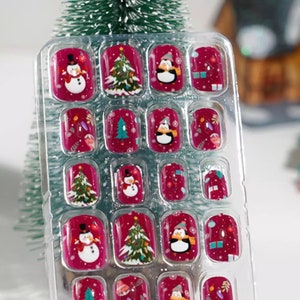 Pegatinas y calcomanías 3D para uñas de Navidad, adhesivos para uñas, Papá  Noel, copo de nieve, alce, árbol de Navidad, manicura, diseño de arte de  uñas de Navidad, 1 pieza - AliExpress