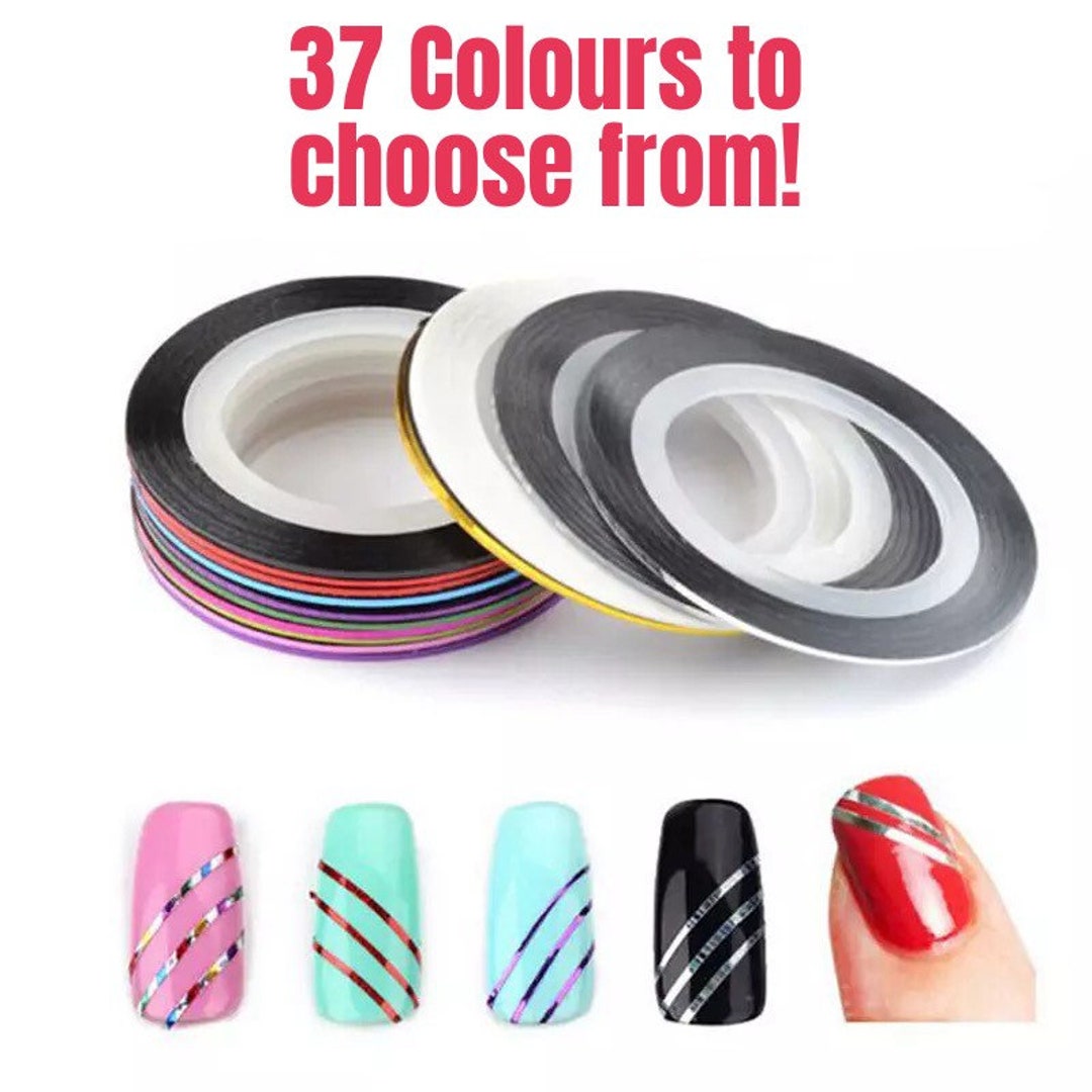 Sparkly Striping Tape Nail Art! | The Adorned Claw