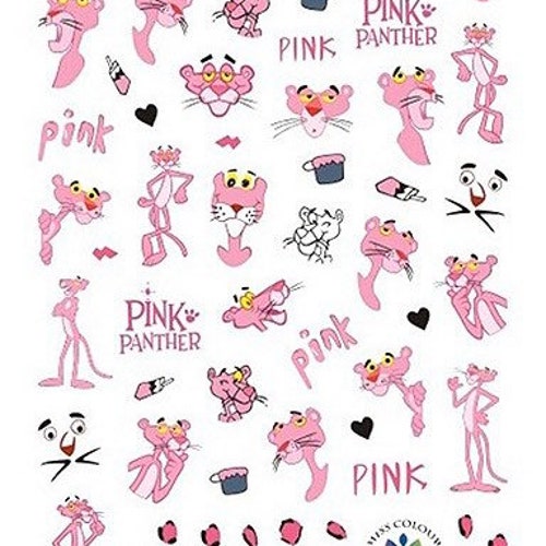 Pink Panther brilliant sticker decal 3" x 5" 