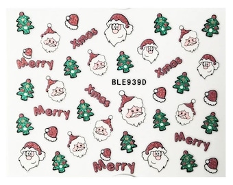 Christmas Glitter Nail Art Stickers